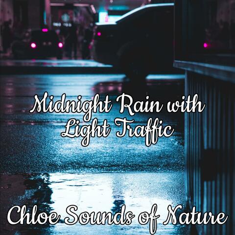 Midnight Rain with Light Traffic for Deep Sleep