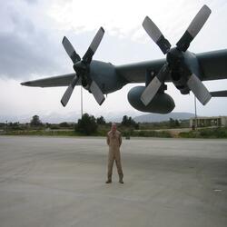 Over Baghdad (White Flashes)