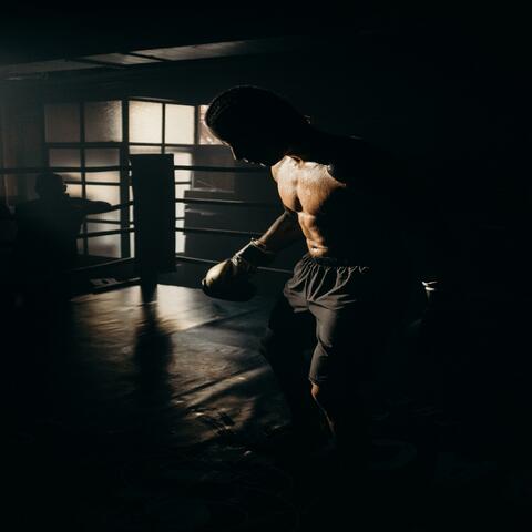 Boxing Hard Agressive Training Motivation For Champions