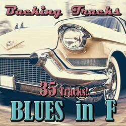 F | The Shuffle Blues Guitar Backing Track F | 116 bpm