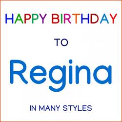 H. Birthday To Regina - Techno