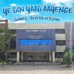 Farewell song - Ye Din Yaad Aayenge (Slowed + Reverb version) Tolani Commerce College