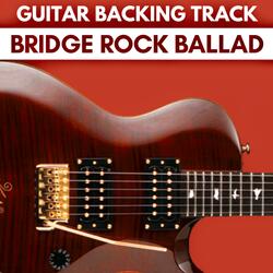 BRIDGE Rock Ballad Guitar Backing Track F Minor
