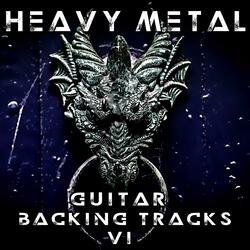 Dark and Heavy Metal Guitar Backing Track in Fm