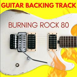 Burning Rock 80 Guitar Backing Track Jam in D minor