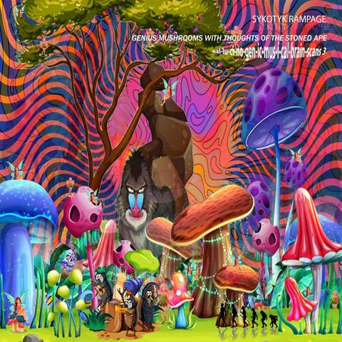 Genius Mushrooms With Thoughts Of The Stoned Ape