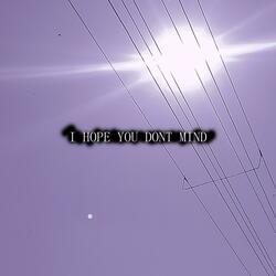 I Hope You Don't Mind