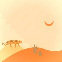 Two Tiny Tigers Growl in a Sahelian Sandstorm