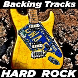 Rock on Fire | Hard Rock Backing Track D Major | 148 bpm