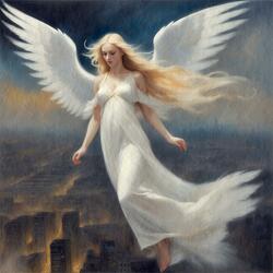 Angela over the City