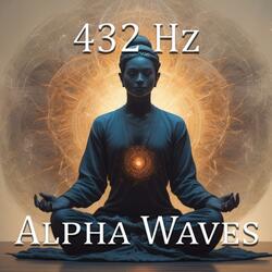 432 Hz - Alpha Waves With Waterfull | Release All Stress