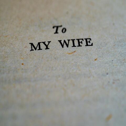 To my wife