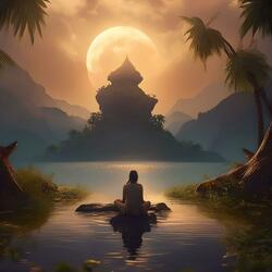 Mindfulness whispers in energetic tones, Binaural Beat Theta 7 Hz