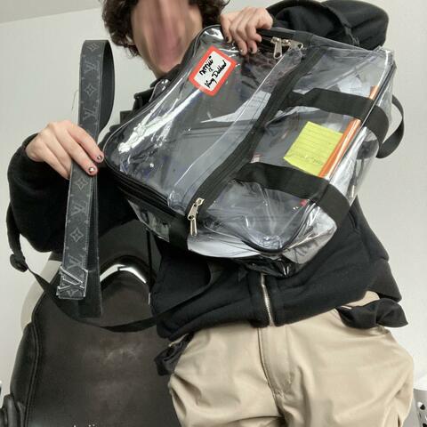 Front Pockets Out Belt In Yo Bookbag