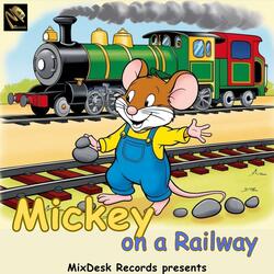 Mickey on A Railway