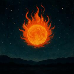 We burn like the sun in the midnight sky