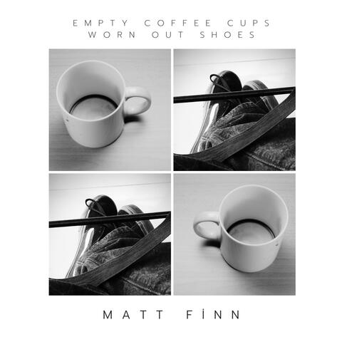 Empty Coffee Cups Worn Out Shoes