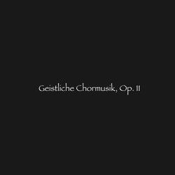 Geistliche Chormusik, Op. 11