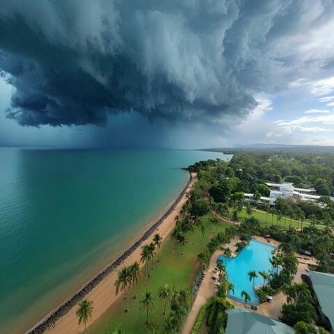 Rainfall Tropical Storm in North Queensland