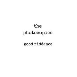 Good Riddance