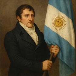 Celeste, blanca y celeste