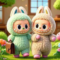 Afternoon Walk with Labubu