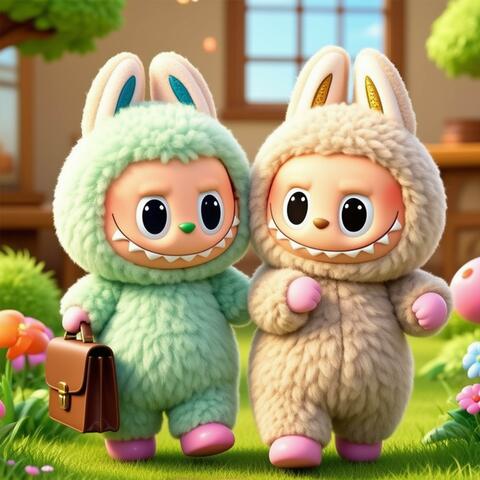 Afternoon Walk with Labubu