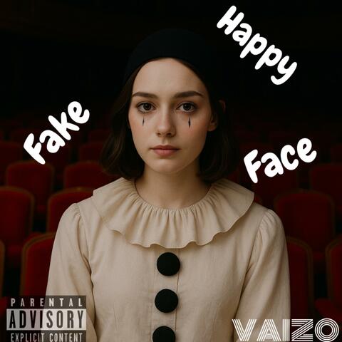 Fake happy face