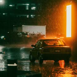 Rain on Car