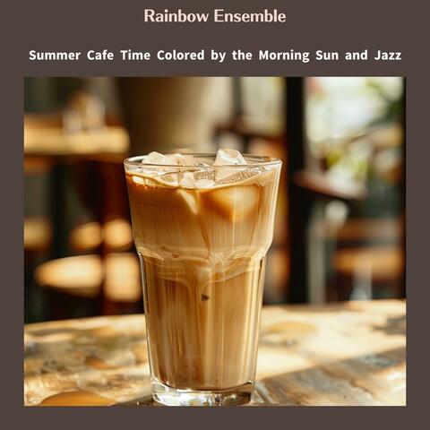 Summer Cafe Time Colored by the Morning Sun and Jazz