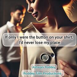 If only I were the button on your shirt, I’d never lose my place