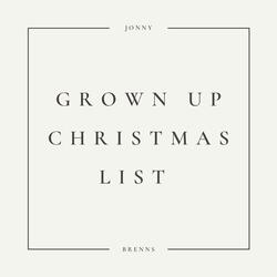 Grown Up Christmas List