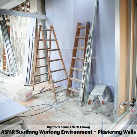 ASMR Soothing Working Environment - Plastering Walls
