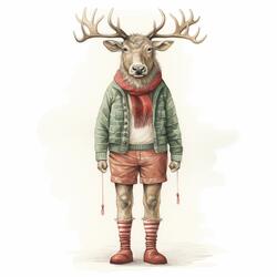 Reindeer Socks