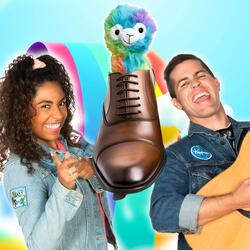 Dress Shoe Wearing Rainbow Llama