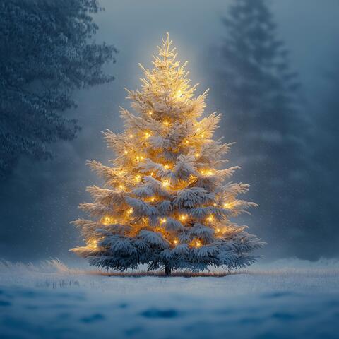 The Bright Christmas Tree in the Dark Forest