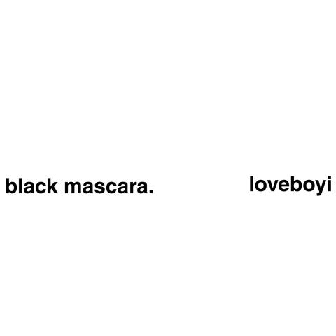 black mascara