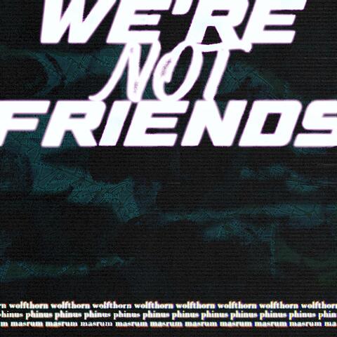 WE'RE NOT FRIENDS
