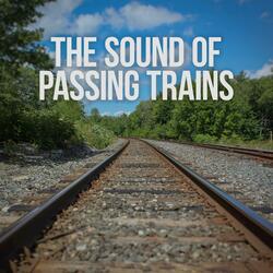 Rhythmic Rumbling Locomotive With Train Whistle Passing by at Dawn