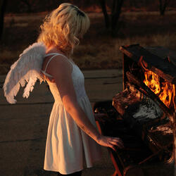 I woke up with angels man