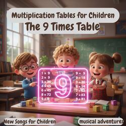 Multiplication Tables for Children | The 9 Times Table | New Songs for Children