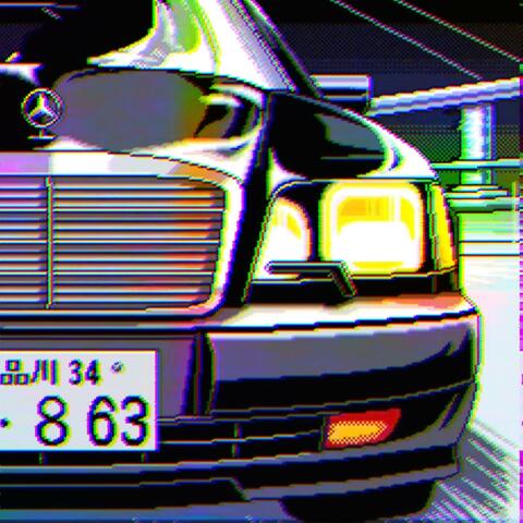 in my boys mercedes benz