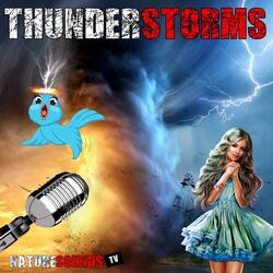 Thunder And Lightning With Rain On The Roof