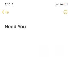 Need You