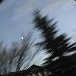 ... and by the time we got home, everybody was out there beholding the great glow in the sky
