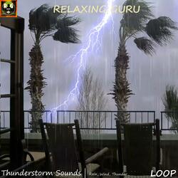Loud Thunderstorm Sounds | Rain with Fierce Wind and Thunder & Lightning Noises