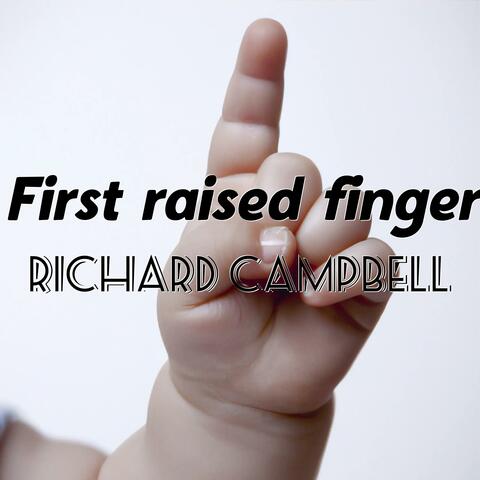 First raised finger