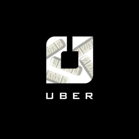 in an uber not a taxi