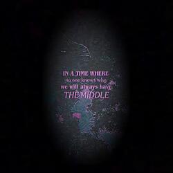 the middle