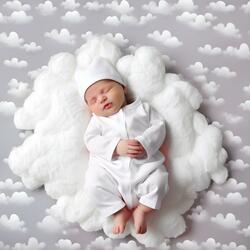 lulled by white noise for baby rest (Loopable, No Fade)